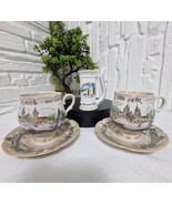 Vintage Porcelain Teacups &amp; Spa Mug Set – USSR Kazan &amp; Czech Mariánské L... - $81.10 CAD