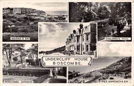 Boscombe Dorset UK Undercliff Casa Multi Immagine Foto Cartolina 1950s - £5.83 GBP