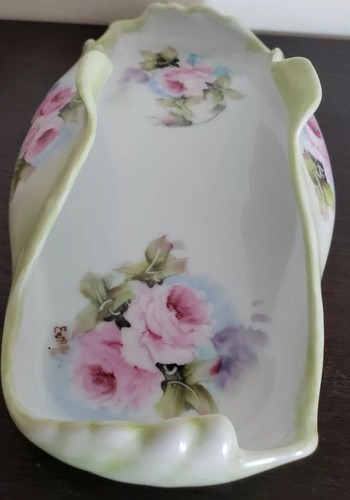 Vintage Eina C. Painted Roses Jewelry Tray, Rectangular Rose Design Throughout Item image 4