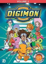 Digimon: Digital Monsters - The Offical First Season, Vol. 3 (DVD, 2013, 3-Disc - £5.48 GBP