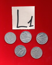 lot 10 lire italian republic italy 5 coins 1955 79 1980 1981 1982-
show origi... - £10.30 GBP