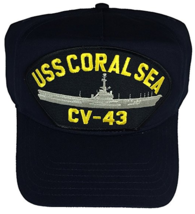 Uss Coral Sea CV-43 Hat Navy Ship Midway Class Aircraft Carrier Ageless Warrior - £18.06 GBP