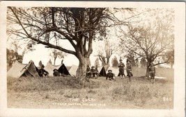 RPPC Soldiers Pheonix Maryland Camp Phoenix Guard c1913 Real Photo Postcard T20 - £23.94 GBP