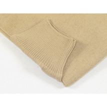 Mens PRINCELY Soft Merinos Wool Sweater Knits Lightweight Polo 1011-40 Tan Camel image 4