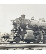 Railroad Wabash Line Edwardsville IL Vintage Photograph 30s 1935 Locomotive - $15.95