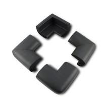 4 x AKORD EXTRA THICK BABY SAFETY CORNER PROTECTION - BLACK DESK TABLE C... - $12.00