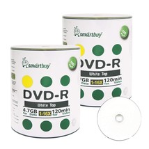 Smartbuy 200-disc 4.7gb/120min 16x DVD-R White Top Blank Data Recordable Media D - £50.35 GBP