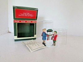 TOWN SQUARE ACCESSORIES COKE  THIRSTY THE SNOWMAN COCA COLA FIGURINE 199... - $8.98