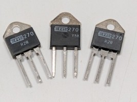 Lot of 3 ERS270 - (NTE270, ECG270) Silicon NPN Transitor, Power Darlington - $15.83