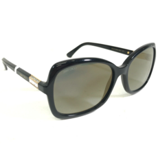 Jimmy Choo Sunglasses BETT/S 807FQ Black Gold Crystals Cat Eye with Gray Lenses - £123.87 GBP