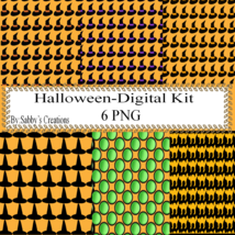 Halloween 137a Digital Kit-Jewelry Tag-Clipart-Gift Tag-Holiday-Digital ... - $5.00