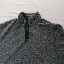 Old Navy RN#54023 Men's Gray 1/4 Zip Pullover Sweatshirt Long Sleeve Size 2XL image 6