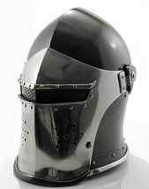 Medieval Barbute Helmet Armor Helmet Roman Knight Helmets With Inner Liner - £62.36 GBP