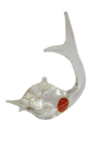 Murano Vintage Hand Blown Glass Sculpture Fish Paperweight Figurine - €41,98 EUR