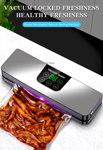 Electric Vacuum Sealer Machine Dry/Wet Food Packaging Seal, Digital Display - £32.49 GBP