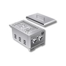 Bear Grill - Double Side Burner 304 Stainless Steel 15K BTU NG or LP Out... - $1,126.32+