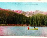 Vtg Linen Postcard Echo Lake Colorado CO - Denver Mountain Parks UNP - $3.91