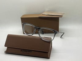 Burberry Eyeglasses B 2369 4021 Transparent Grey Frame 56-20-150MM Nib Italy - £93.02 GBP