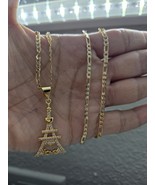 Love Paris Tower Necklace  - $284.24 MXN
