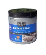 GNC Pet Wellness Ultra Skin and Coat Adult Dogs 60 Soft Chews Chicken Ex... - £13.17 GBP