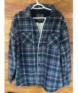Anchorage Expedition Brand Plaid Sherpa Lined Jacket Button Up Men’s Siz... - $709.81 MXN