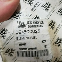 JCB Fuel Filter 02/800025 - $34.22 CAD