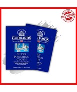 Non-Abrasive Silver and Gold Polishing Cloths - 2 Pack for Effortless Cl... - $458.70 MXN