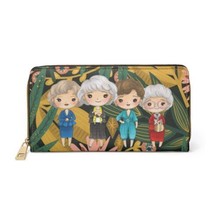 Golden Girls Zip Around Large Wallet Credit Card Holder Coins Cash - £26.51 GBP