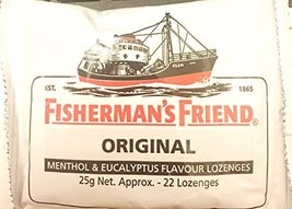 (Pack of 6) Fisherman&#39;s Friend Menthol &amp; Eucalyptus Flavour 25g - Original - £19.67 GBP