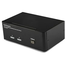 StarTech.com Dual Monitor DisplayPort KVM Switch - 2 Port - USB 2.0 Hub ... - $467.58