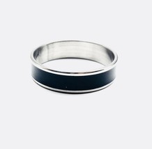 Black and Stainless Steel Ring Size 11 - $56.34 MXN