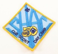 Vintage 1980 Cub Scout Day Camp SHAC 50 Year Boy Scouts America BSA Camp Patch - £9.19 GBP