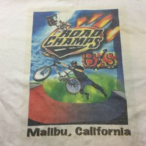Vintage Hanes Beefy T Road Champs BXS Malibu, CA Iron On T-Shirt Adult Large - £39.27 GBP