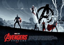Avengers End Game Poster Marvel Movie Art Film Print 24x36&quot; 27x40&quot; 32x48 Part #1 - £8.71 GBP+