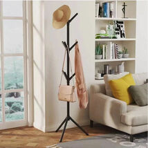 Coat Rack Stand Free Standing Tree Clothes Hanger Hat Coat Rack 8 Hooks - $17.99