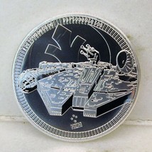 2021 UK Niue Star Wars Millennium Falcon .999 Silver 1 Troy Ounce AK221 - £37.91 GBP