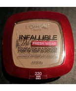 NEW L'OREAL Infallible Foundation In A Powder SABLE #220 SAND  - $8.79