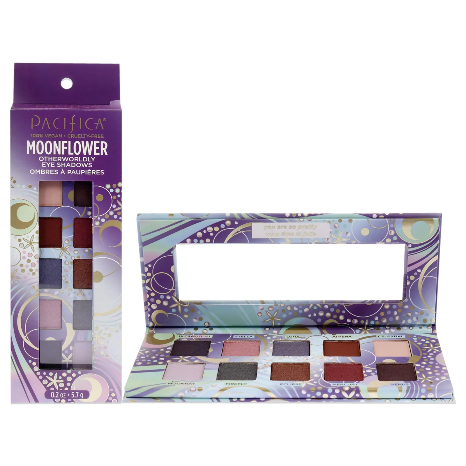 Moonflower Otherworldly Eyeshadows by Pacifica for Women - 0.2 oz Eye Shadow - £21.58 GBP