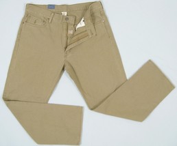 NEW! Polo Ralph Lauren Classic 867 Style Jeans!  Light Brown with Hint o... - £39.95 GBP