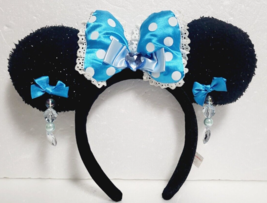 MINNIE MOUSE Disney Headband Polka Dot Ribbon Tokyo Disney Resort - £24.26 GBP
