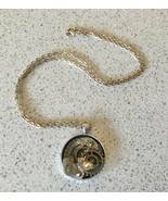 Steampunk Gears Silvertone Pendant Necklace 2 - $11.94 CAD