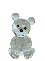 Swarovski Crystal Teddy Bear Figurine Miniature anthropomorphic Austria cub vtg - £46.67 GBP