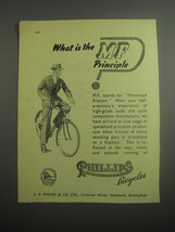 1948 Phillips Bicycles Ad - What is the MF principle - £14.55 GBP