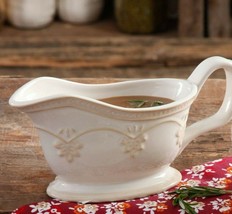 Pioneer Woman ~ Farmhouse Lace ~ Stoneware ~ Embossed ~ Off White ~ Grav... - £17.67 GBP