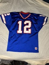 Vintage Wilson NFL Buffalo Bills #12 Jim Kelly Jersey XL Blue - $99.00