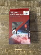 7” Outdoor Light Stake 25 ct New - $9.78