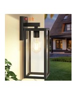 Large Motion Sensor Outdoor Wall Light 15&quot; - Black Dusk to Dawn Outdoor ... - $833.11 MXN