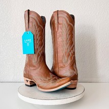 NEW Lane LEXINGTON Brown Cowboy Boots Womens Size 10 Leather Western Sni... - £166.69 GBP