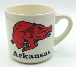 Arkansas Big Red Razorbacks Coffee Mug Vintage - £15.09 GBP