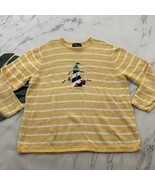 Sag Harbor Womens Vintage 90s Pullover Sweater Plus Size 1x Yellow Light... - $40.60 CAD